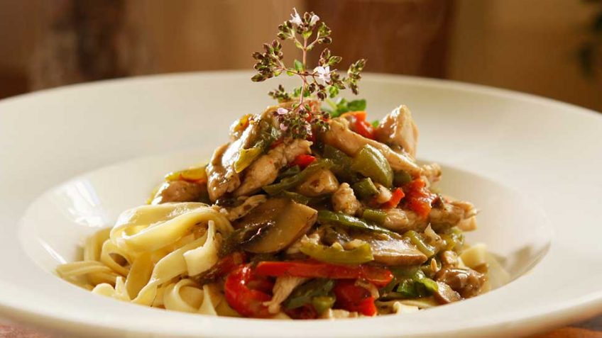 Chicken a la king Italian style